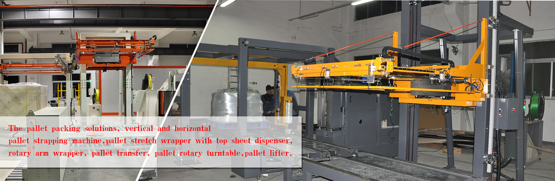 robopac siat wulftec Arpac Cyklop Foxpkg Lantech stretch wrapper case pallet strapping machine 