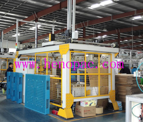 4 axises servo gantry palletizer machine