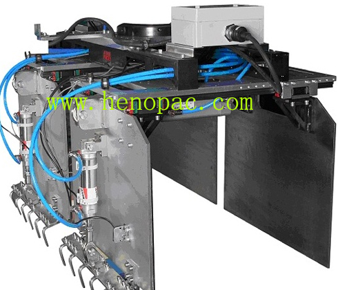 case double palletizer robot gripper 