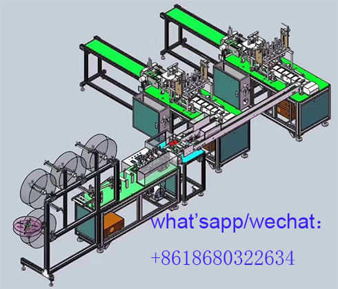 fully automatic Disposable surgical mask machine(1+2)