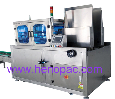 high speed stainless steel case erector machine 