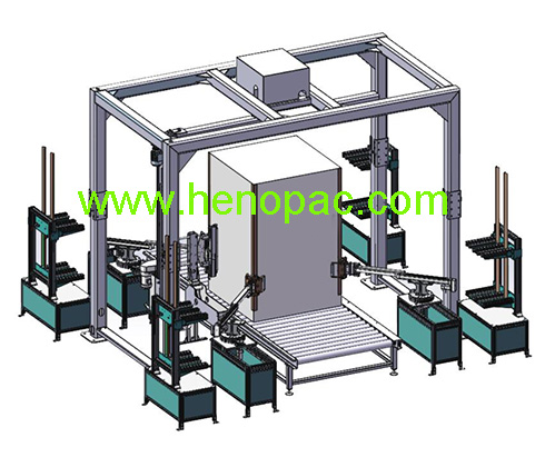 Automatic vertical corner board applicator