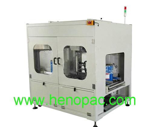 Automatic bag inserter machine PE film bag inserter machine M-type PE film bag inserter Ploy bag inserter automatic poly bag inserter polybag in box bag maker and inserter 